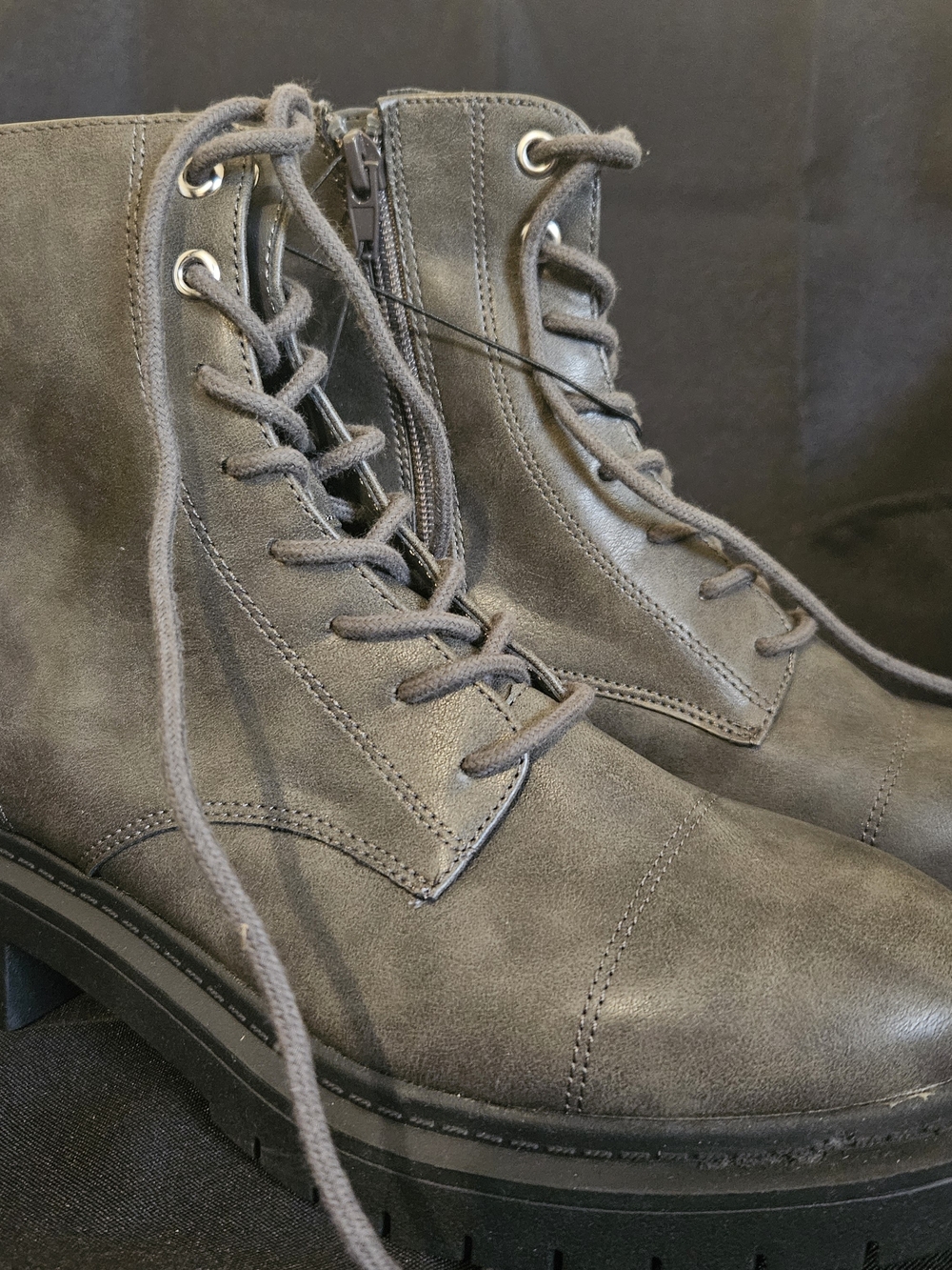Style & Co. Lace Up Boots